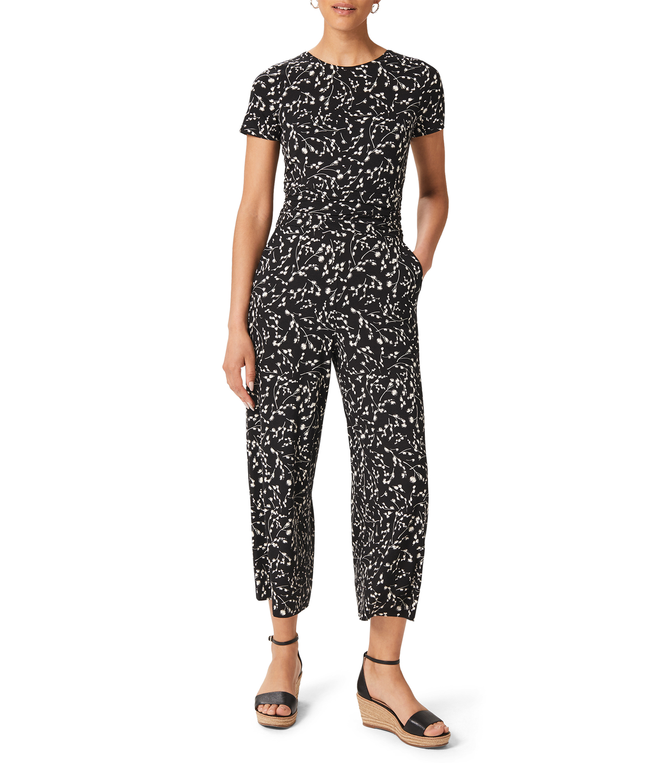Hobbs Jumpsuit Lexi de corte recto con flores Mujer El Palacio de Hierro